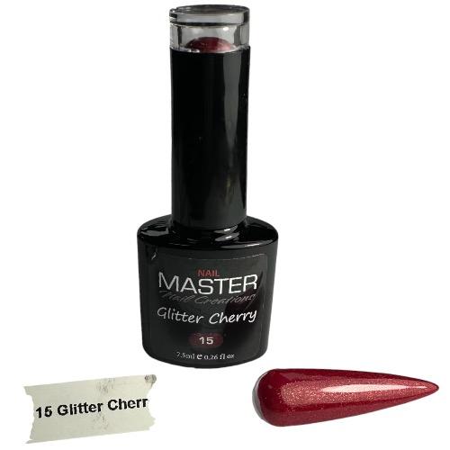 NailMaster | Glitter Cherry 7,5ml – 15