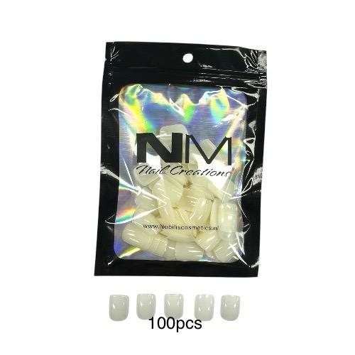 NM Nail Art tips Vierkant/ Square een maat/one size 100stuks