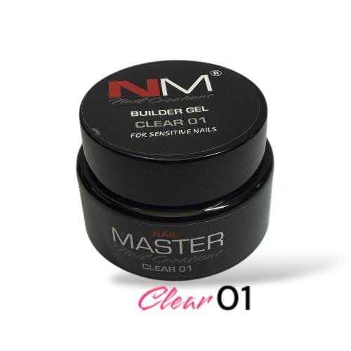 NailMaster | Builder gel CLEAR 01/30ml TPO/HEMA FREE