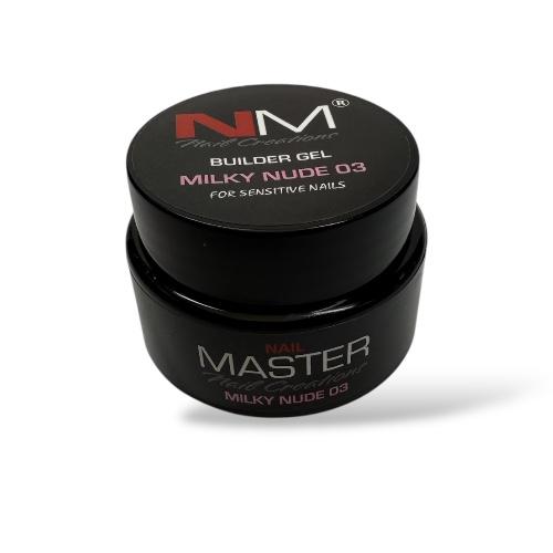 NailMaster | Builder gel MILKY NUDE 03/30ml TPO/HEMA FREE